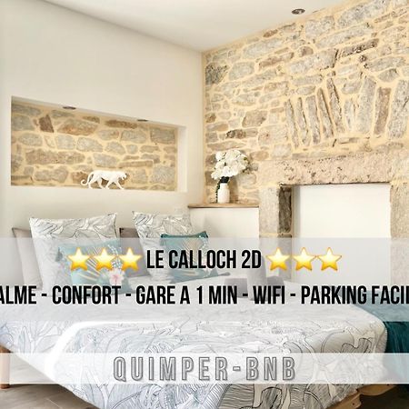 Le Calloch 2D - Studio 4 Etoiles - Quartier Gare - Wifi - Netflix Quimper Eksteriør bilde