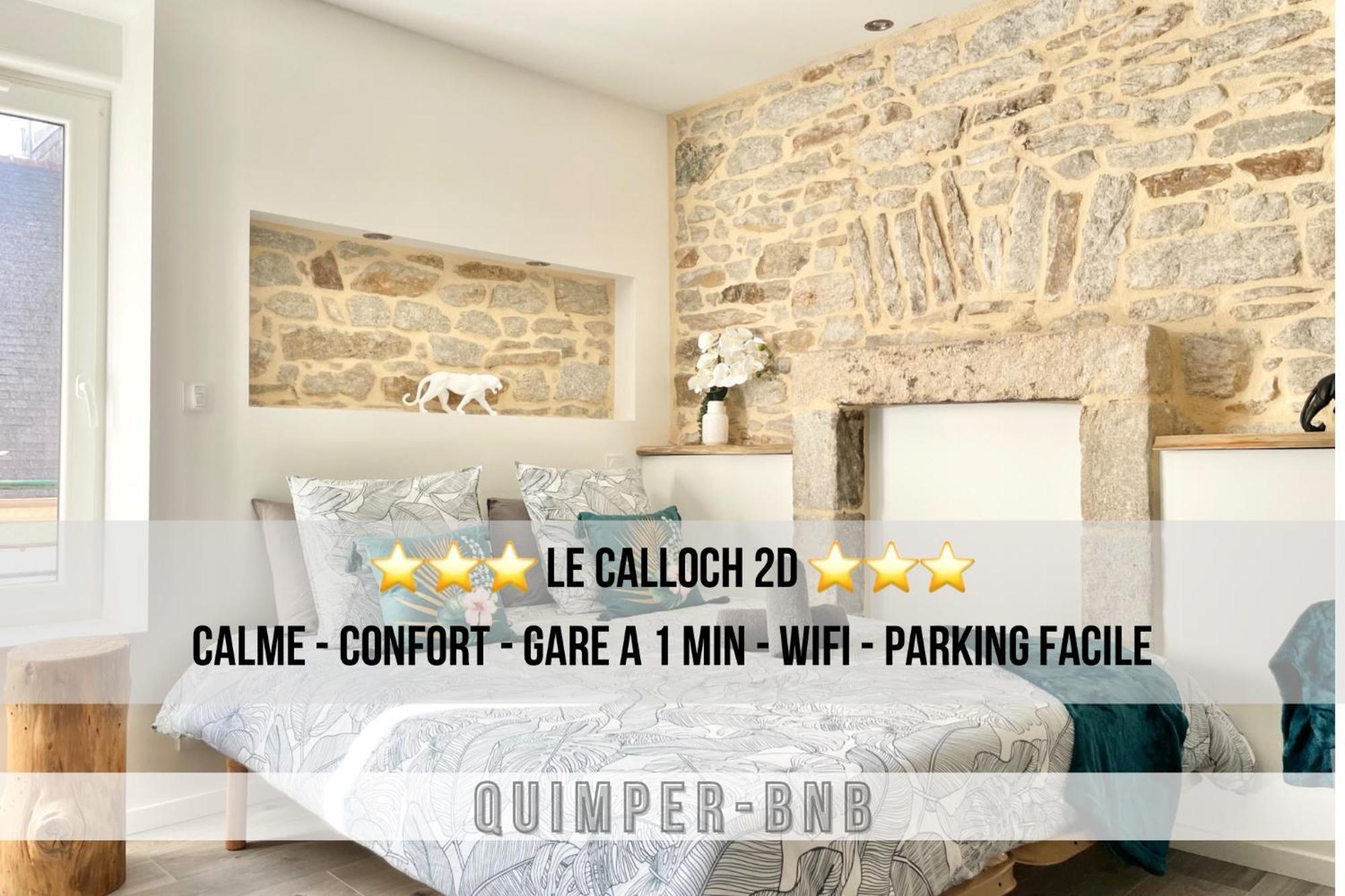 Le Calloch 2D - Studio 4 Etoiles - Quartier Gare - Wifi - Netflix Quimper Eksteriør bilde