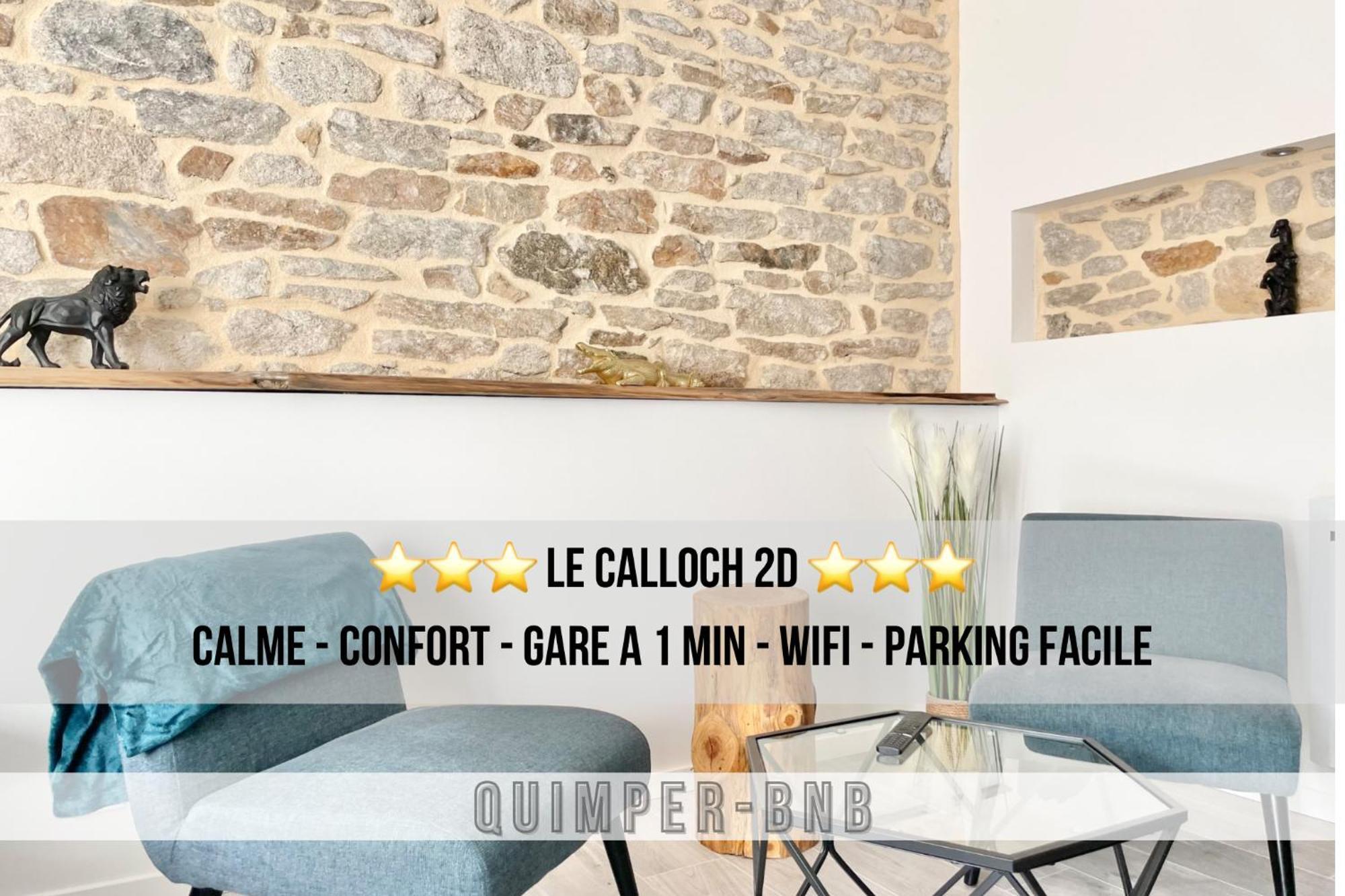 Le Calloch 2D - Studio 4 Etoiles - Quartier Gare - Wifi - Netflix Quimper Eksteriør bilde