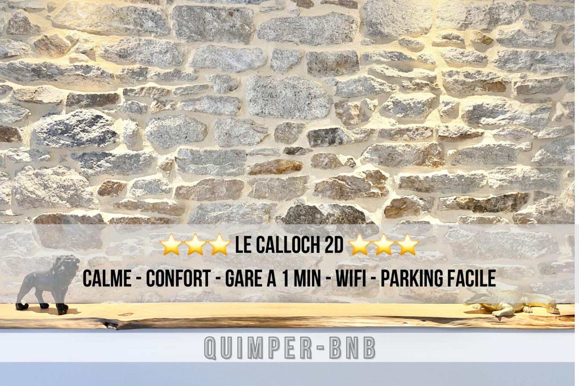 Le Calloch 2D - Studio 4 Etoiles - Quartier Gare - Wifi - Netflix Quimper Eksteriør bilde
